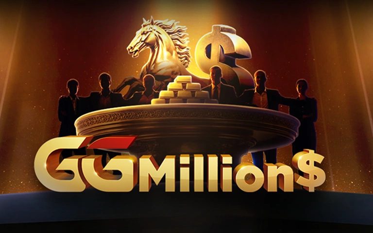 GGMillion$: фирменный постер сети GG, общий для всех румов под одним GGPass